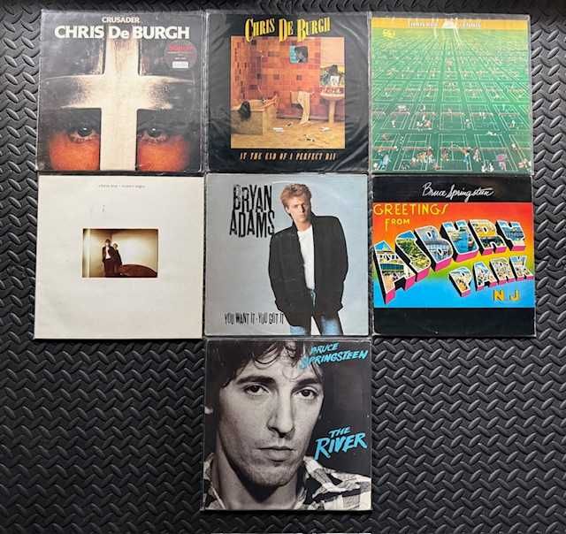 Chris De Burg, Chris Rea, Bruce Springsteen, Eagles, Alan Parsons