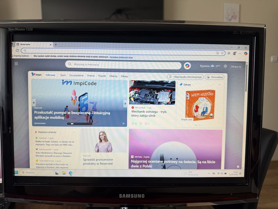 Monitor Samsung  SyncMaster T220