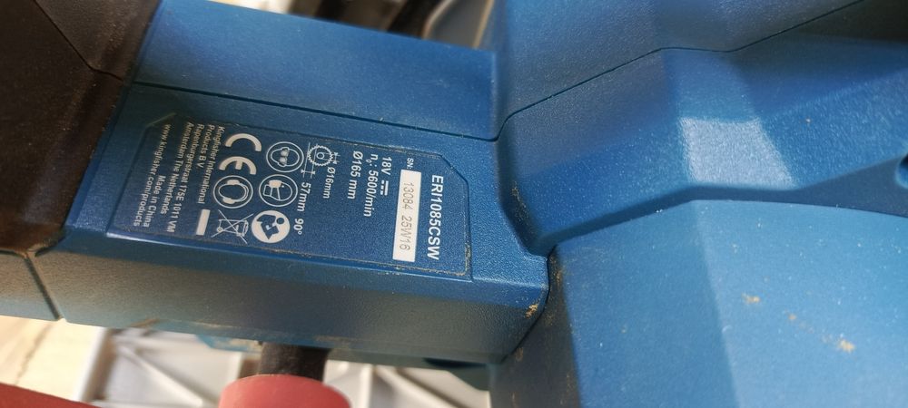 Pilarka tarczowa erbauer 18v eri1085csw