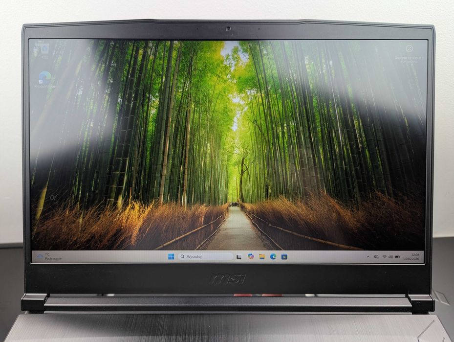 LAPTOP GAMINGOWY MSI GF63 RTX 3050 Intel i5-11400H 144 hz