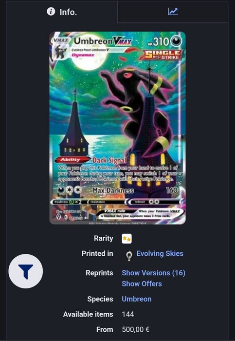 Pokemon: Umbreon VMAX 215