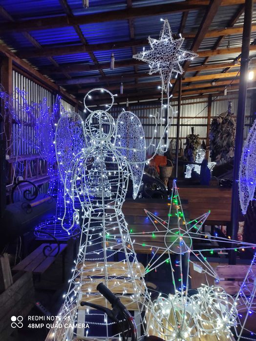 Новорічні олені. Ангели. Сніговики. Санки. Зірочки. Шари. Ялинки.