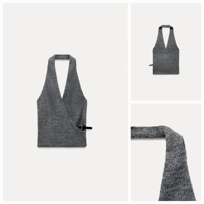 Жилет, топ Zara з 10% вовни. Дуже оригінальна і якісна річ. New