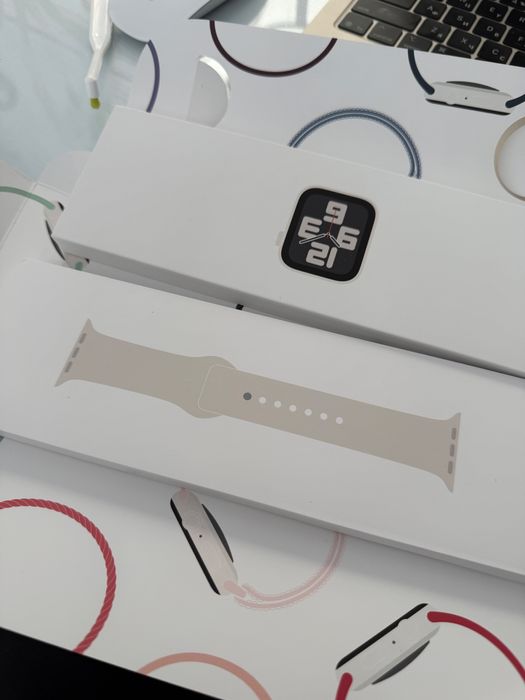 Оригінальний ремінець Apple для Apple Watch 44-46 mm Star Light