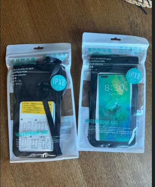 Kit 2 Bolsas Impermeáveis para Telemóvel (IPX8)