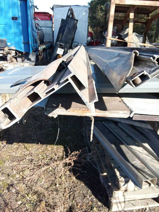 Auluminiowe szyny dachu zsuwanego naczepa firanka Krone