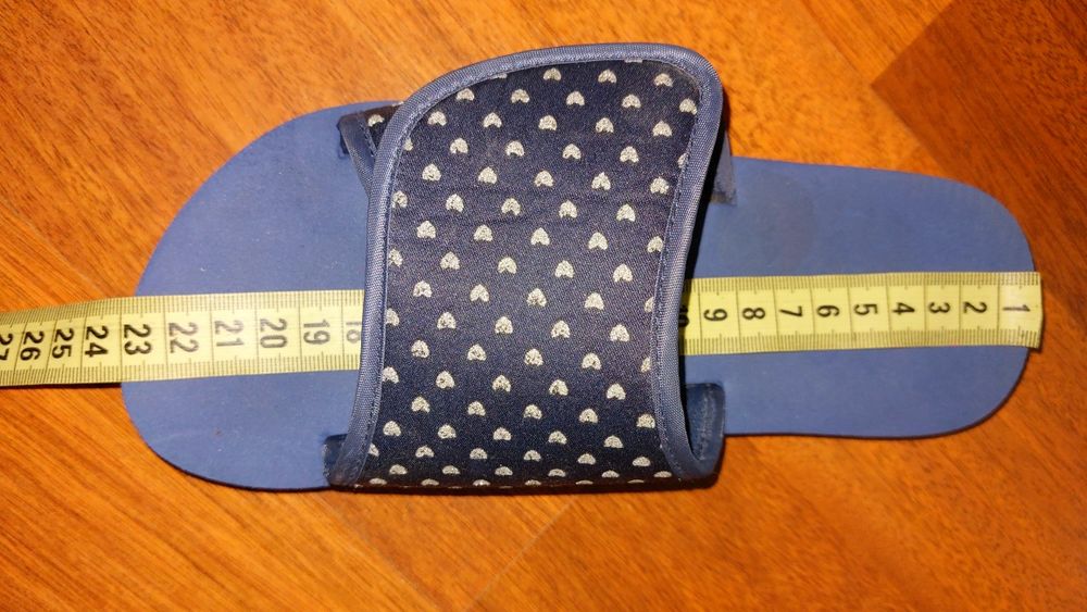 Шльопки, шльопанці 35/36р 23см лот 2 пари