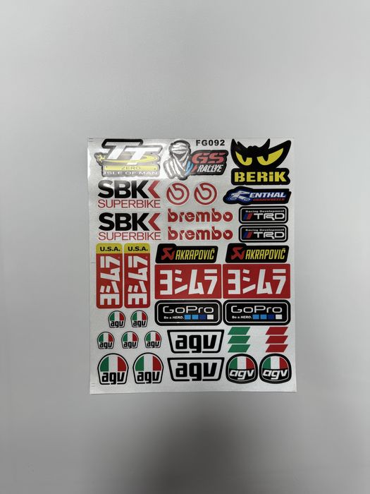 Наліпки комплект на мотоцикл