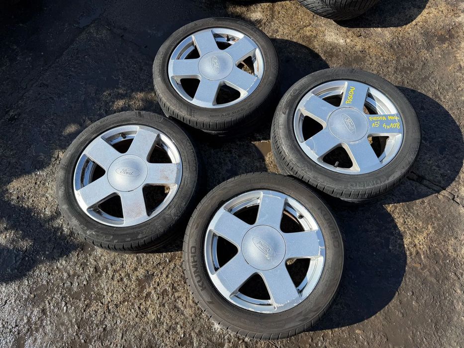 Felgi 15' koła Ford Fiesta MK6 Fusion 4x108 6,0Jx15H2 ET52,5  centr 63,4 OE