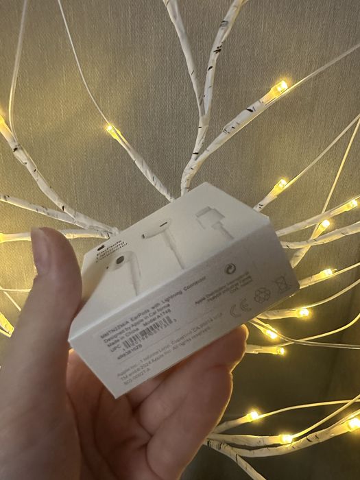 Проводные Earpods lightning наушники новые запечатаные от айфона