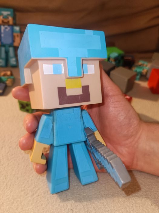 Minecraft figurki breloki mix
