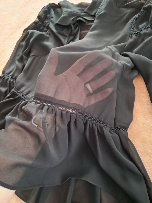 Przezroczysta bluzka koszulowa Topshop