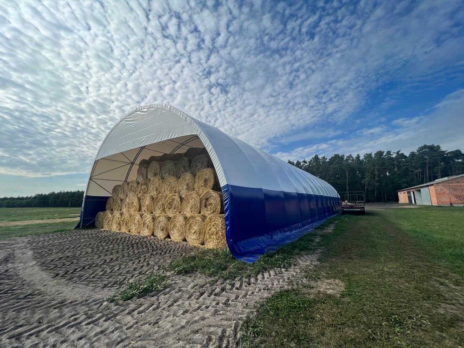 Hala Łukowa, Hala namiotowa Używana, Drugi Gatunek 10M szer. x 15m dł