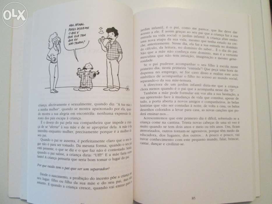 2 livros "Papá, mamã...", Inst. Jean Piaget