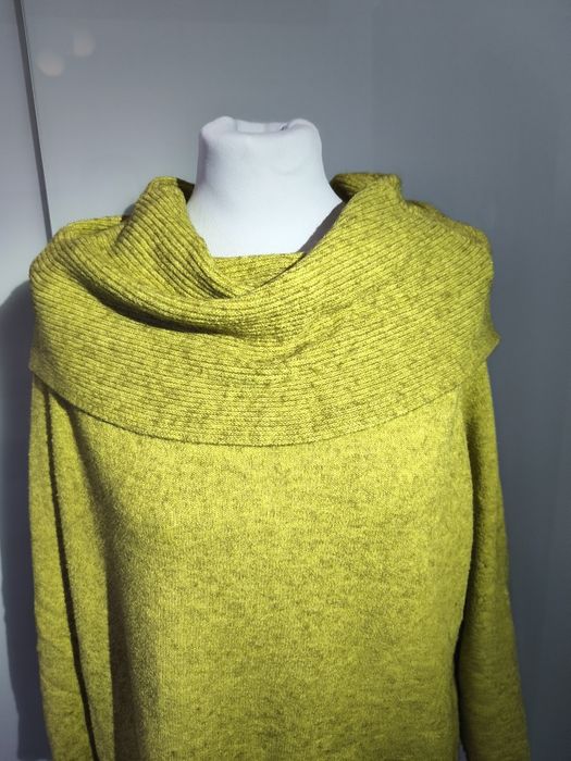 Sweter golf damski limonkowy M/38/10 N.Every Day