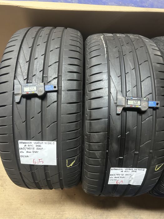 4x 245/45R18 100Y HANKOOK VENTUS S1 EVO 2 opona letnia * RSC MOE XL