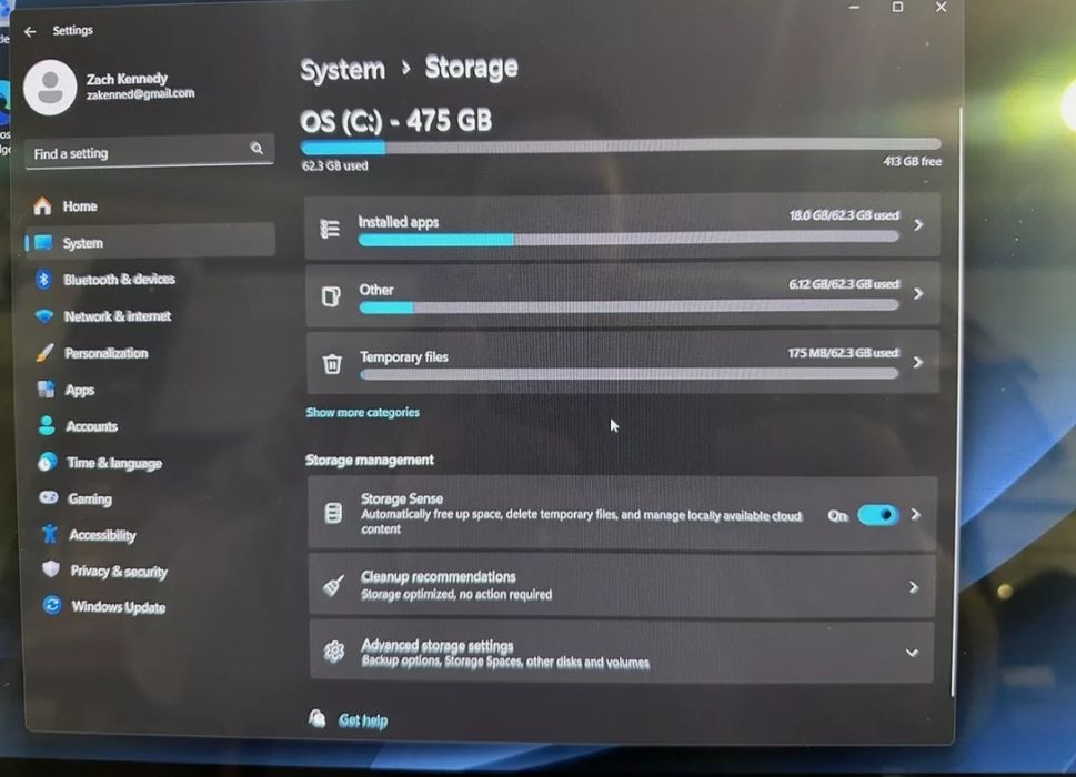 Asus 13ª Geração i7, RTX 3050, 16GB RAM, 500GB SSD