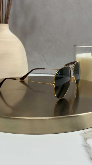 Окуляри Ray-Ban Outdoorsman II Авіатори з перемичкою / Очки Рей Бен Аутдорсман оригинал