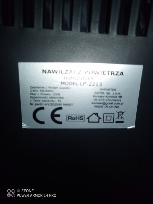 Nawilżacz powietrza