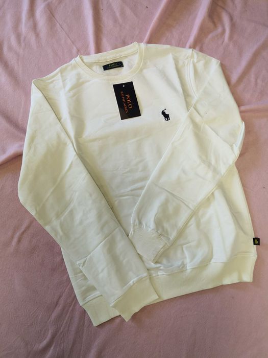 Bluzy męskie Ralph Lauren nowość biała mały znaczek premium