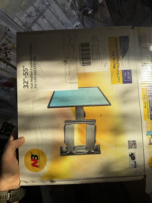 North bayou wieszak pod telewizor lcd 33 - 55 na ramieniu