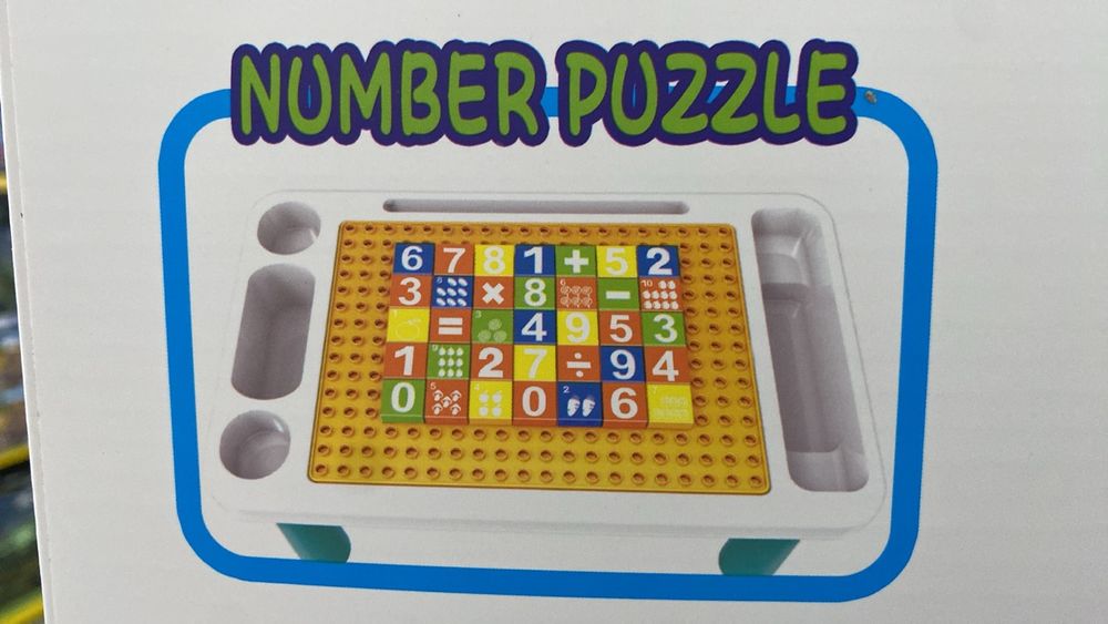 Детский конструктор, детский трек со столиком,детская парковка.