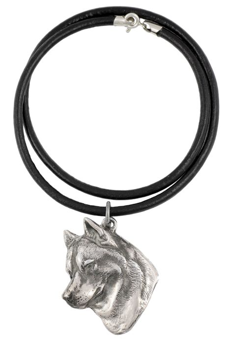 Husky syberyjski naszyjnik posrebrzany Art-Dog