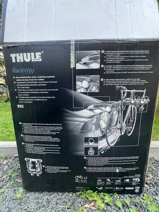 Bagażnik na trzy rowery na klapę THULE - RaceWay 992