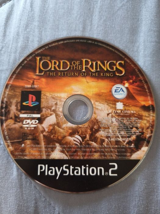 Jogo PS2 - O senhor dos anéis