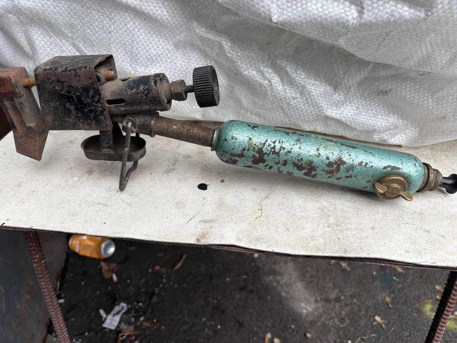 Немецкая старинная паяльная лампа