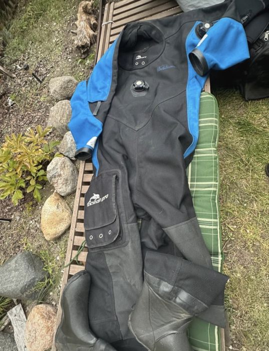 Suchy skafander nurkowy Ocean Pro Cordur trilaminat / drysuit