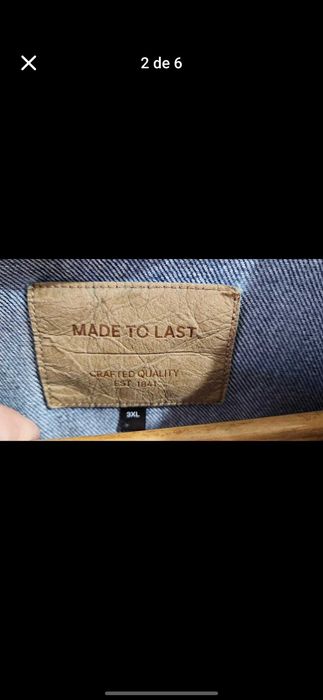 Casaco de ganga homem