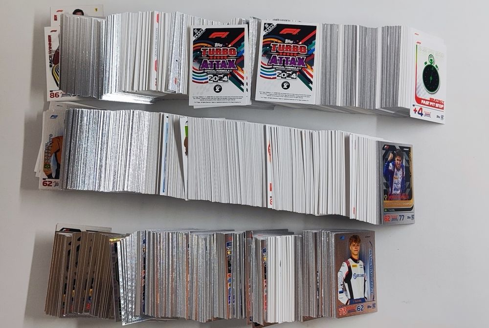 Lote de +1200 Cartas Topps Turbo Attax 2024