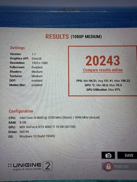 Відеокарта RTX 4060Ti 16 GB MSI