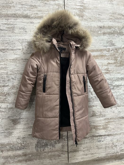 Дитяча подовжена зимова куртка