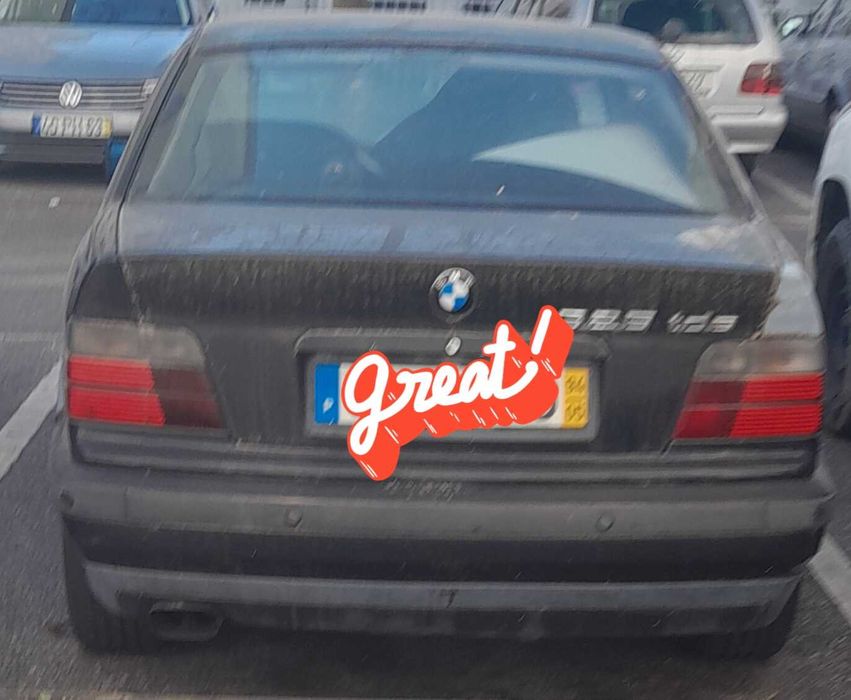 BMW 325 TDS 2.5 Diesel de 1994, com cerca de 320.000 km.