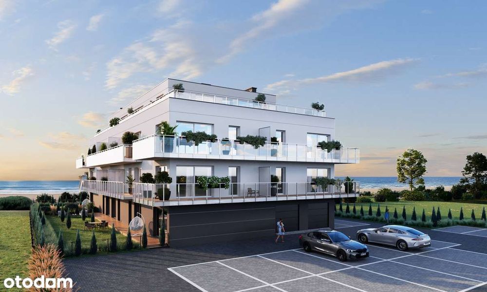 Apartament premium z widokiem na morze 8 m od plaży | 2 pokoje | 31 m²