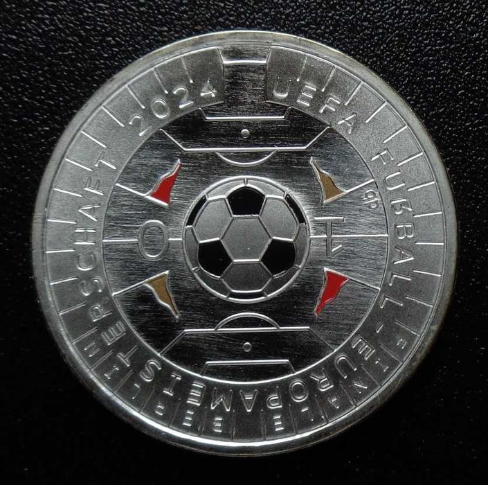 Moeda 11 Euros Alemanha UEFA 2024