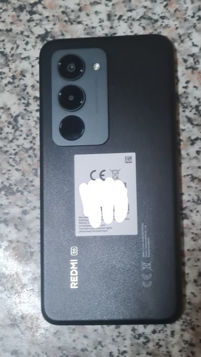 Redmi 15 5G com carregador e fatura