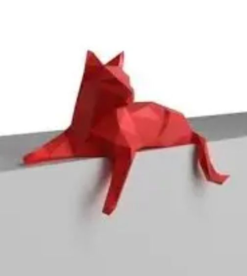Конструктор из картона кошка кот котенок papercraft паперкрафт пазл