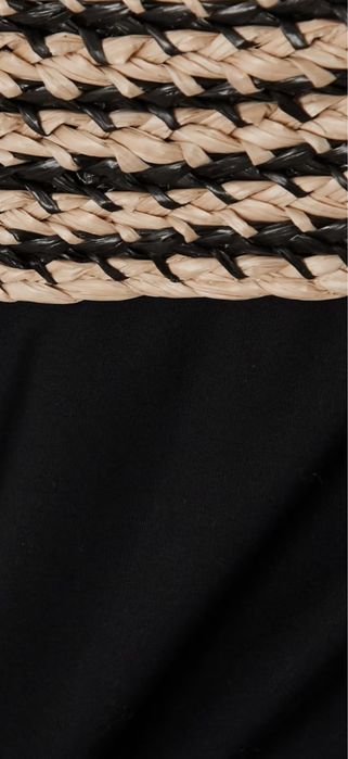 POLO RALPH LAUREN Sukienka midi z rafią r. S/M