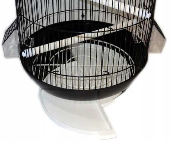 Klatka dla papugi kanarka mewki NOWA dla ptaków owalna SOLIDNA