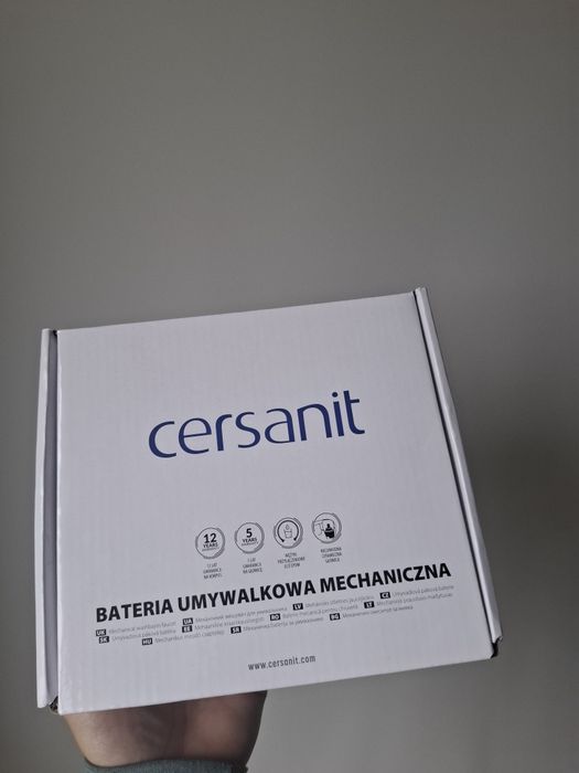 Nowa Bateria umywalkowa Cersanit Brasco chrom sztorcowa