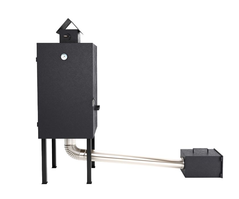 Wędzarnia ogrodowa metalowa 55x55cmx175cm WĘDZOK