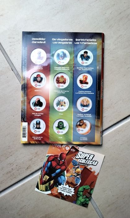 Colecção completa dos Herois da Marvel