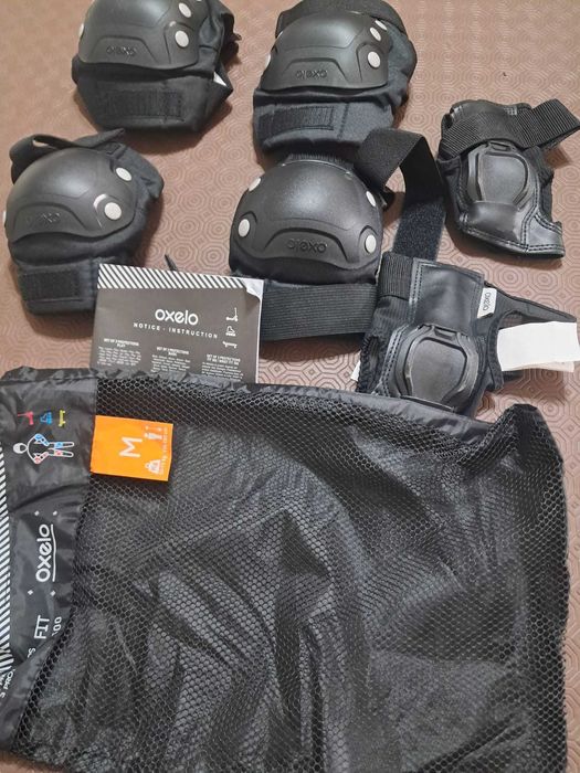 Decathlon Proteções Patins Adulto Oxelo FIT500 (Kit 3x2) - Como Novo