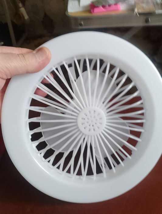 Потолочный вентилятор и светильник с пультом