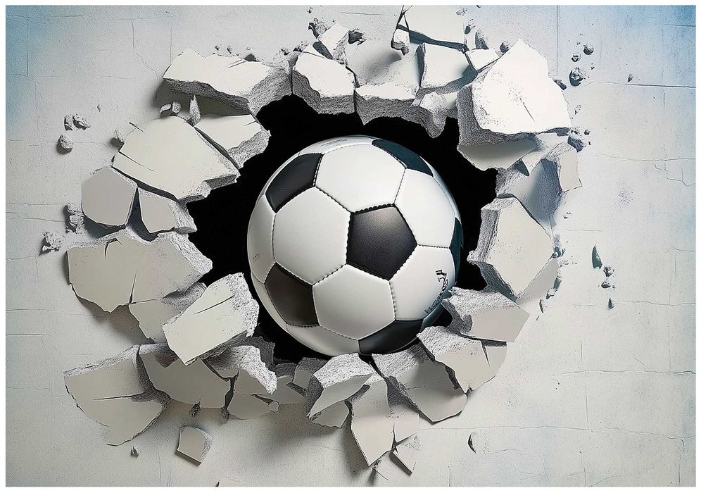 Fototapeta Dla Chłopaka Dziecka Piłka Nożna Sport Ściana 3D + KLEJ