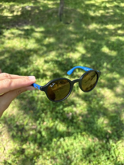 Сонячні окуляри ray ban оригінал дитячі круглі rb9161s kids