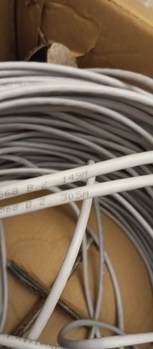 Кабель мережевий GEAR cat. 5e UTP-CCA-4Px2x0.5 в коробке 156м